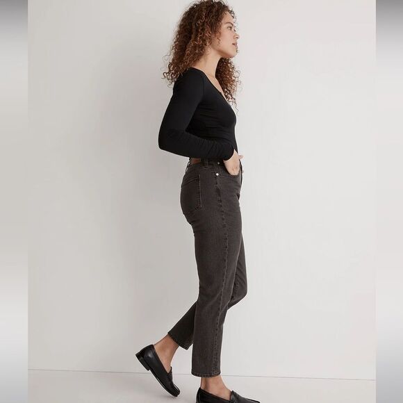 Madewell NWT The Perfect Vintage High Rise Jeans Size 25 in Lunar Wash - Picture 3 of 10